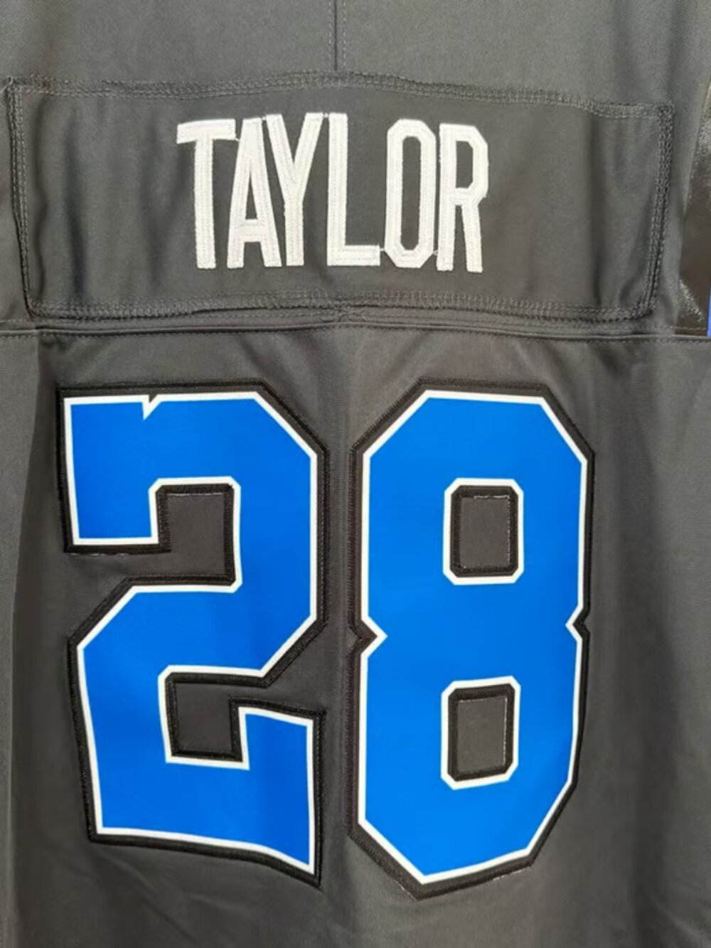 Jonathan Taylor Gray Stitched Jersey Vapor - Picture 2 of 3